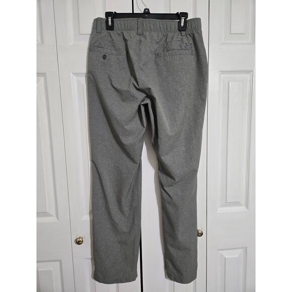 Under armour 34x32 men's loose fit vented gray gold pants - Picture 3 of 10